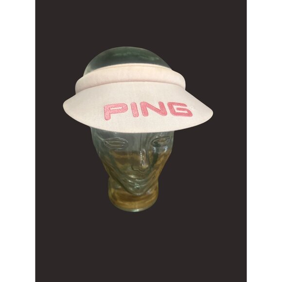 Vintage Ping By Karsten Pink Golf Visor Made In USA - Picture 1 of 7